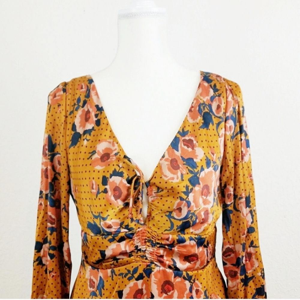 Free People Morning Light Floral Mini Dress - Picture 3 of 8